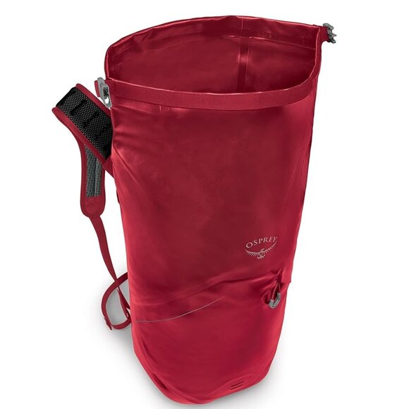 NWT Osprey Transporter WP 25L Roll Top Waterproof Laptop Backpack Poinsettia Red - Picture 2 of 10